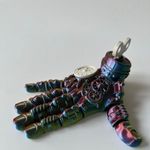 Robo Ręka mechaniczna futurystyczna figurka z ruchomymi palcami i ukrytym schowkiem thumbnail 4